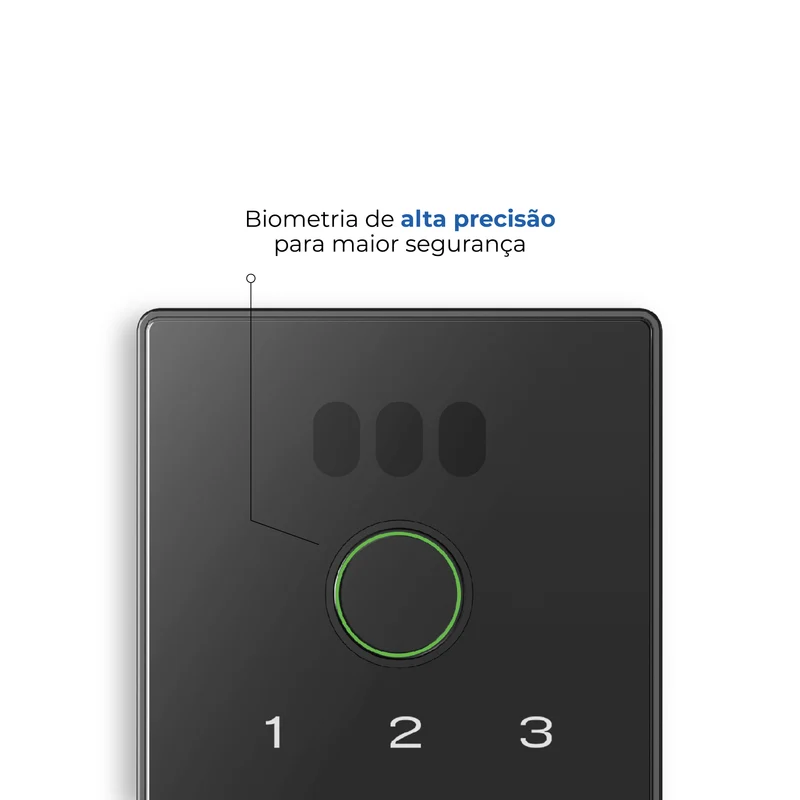Sensor de biometria de alta precisão da Fechadura Dubai Face ID