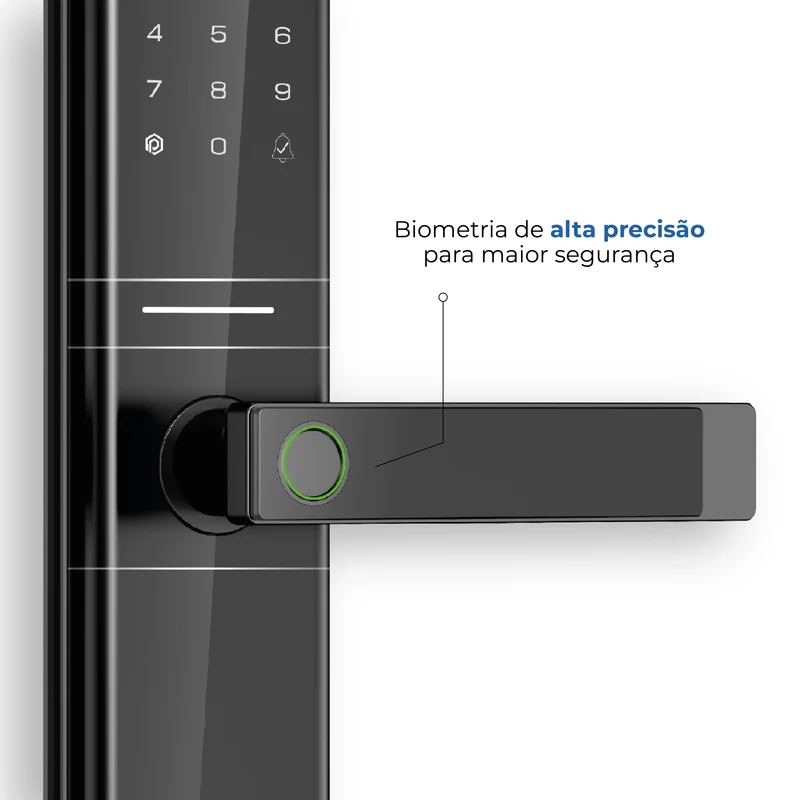 Sensor de biometria de alta precisão da Fechadura Genebra