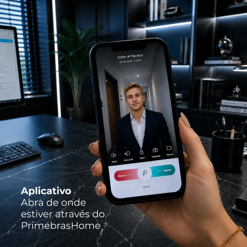 Aplicativo Primebras Home — abra de onde estiver
